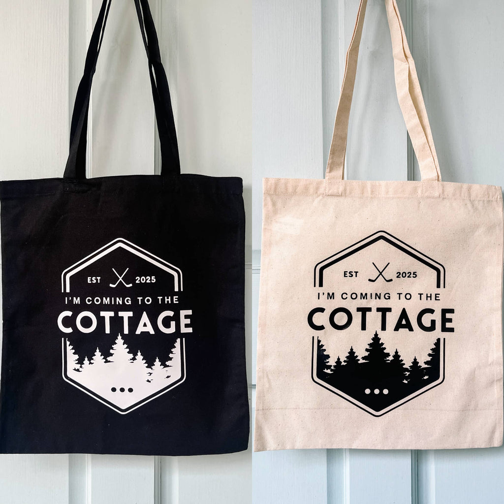 I'm Coming to the Cottage - Heated Rivalry Tote Bag: Canvas