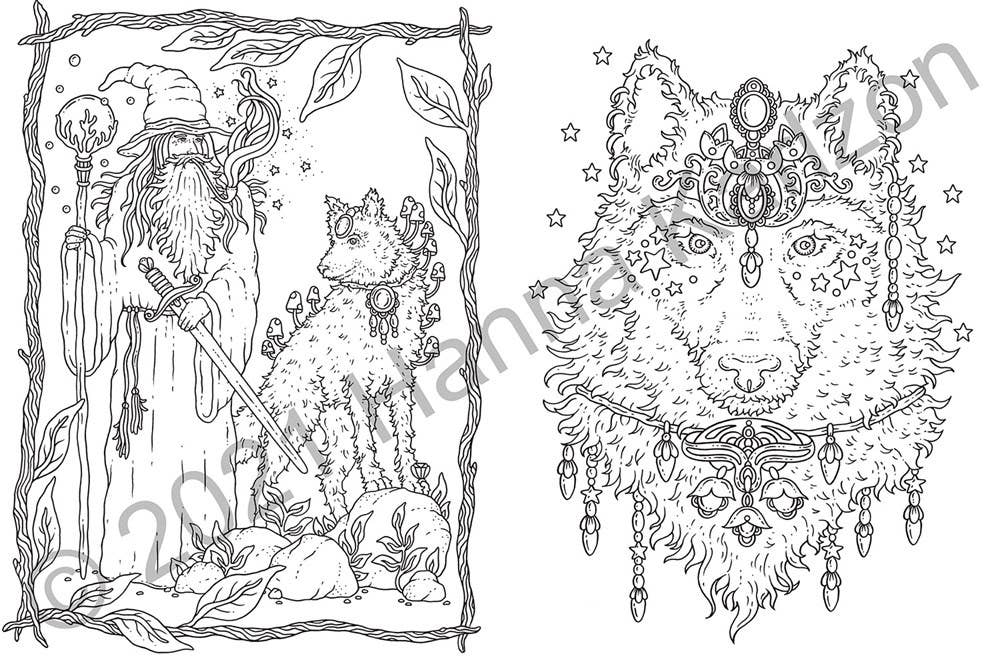 Coloring Book - Tales from the Forest Kingdom
