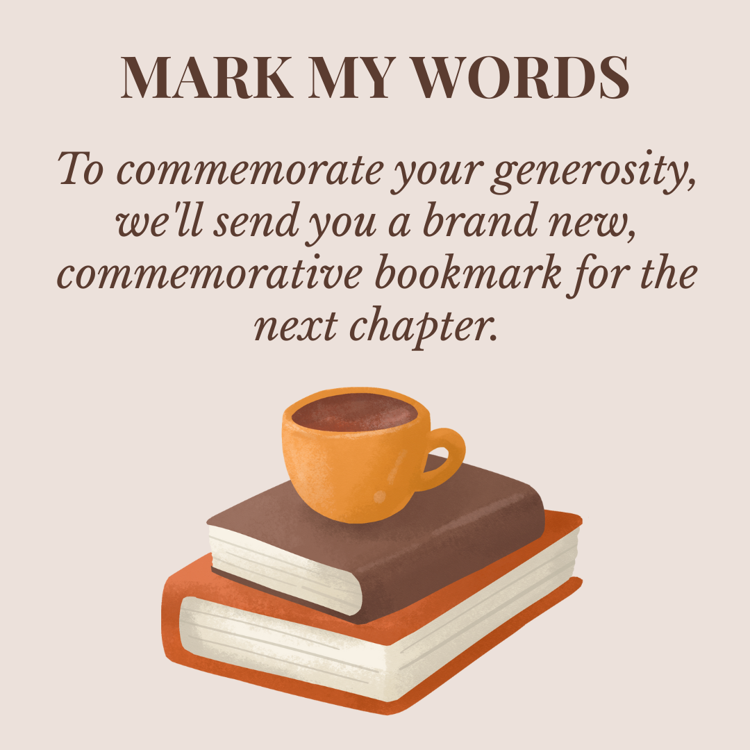 DONATION - MARK MY WORDS