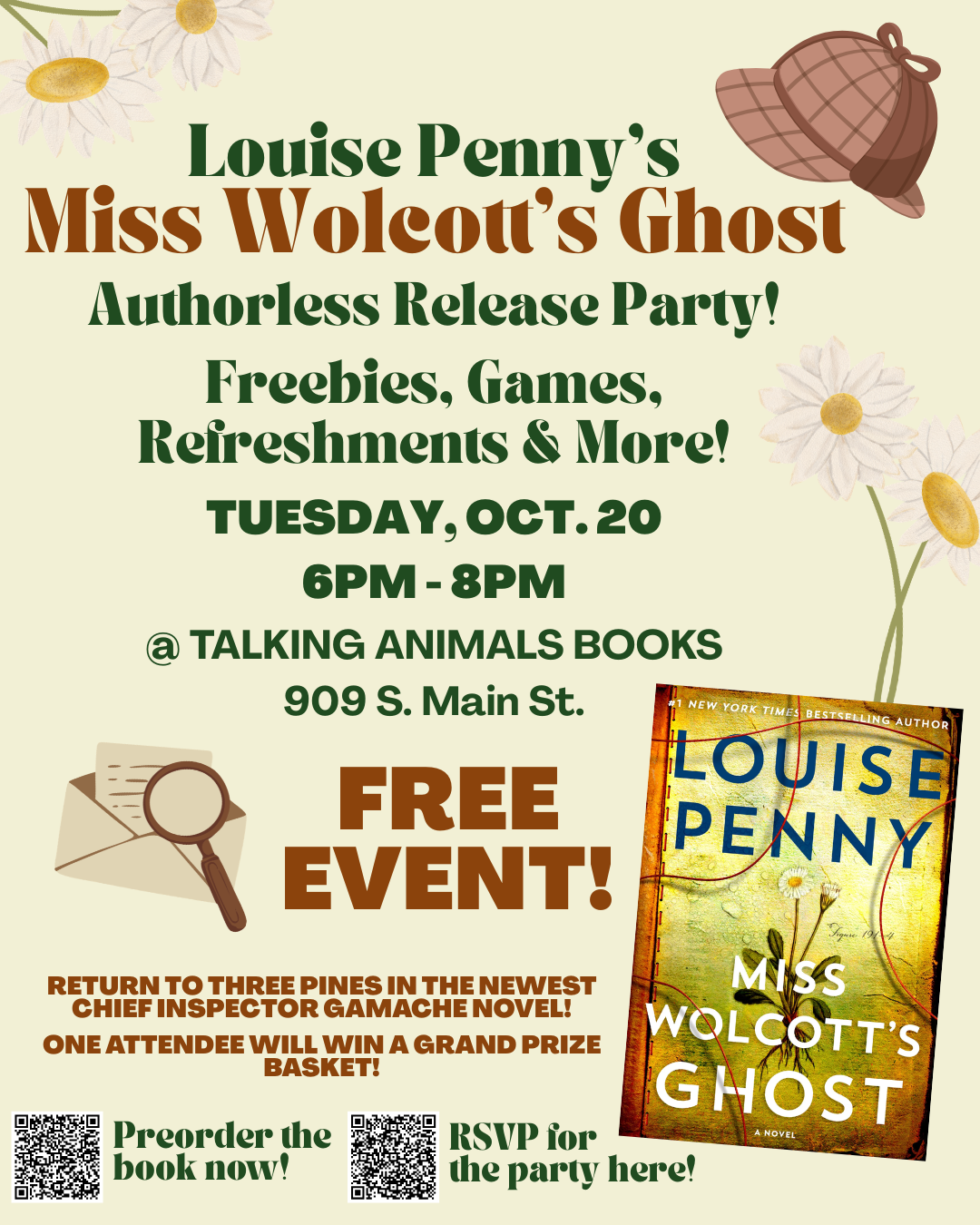 Preorder - Miss Wolcott's Ghost: A Novel (Chief Inspector Gamache Novel, 21) - 10/20/26