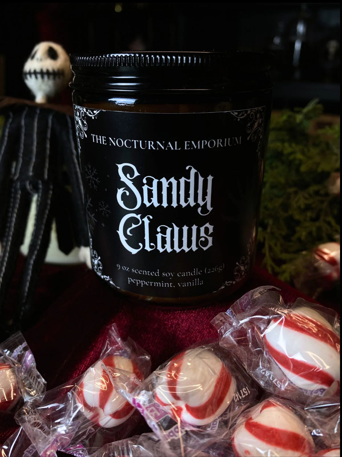Candle - The Nocturnal Emporium - Sandy Claws