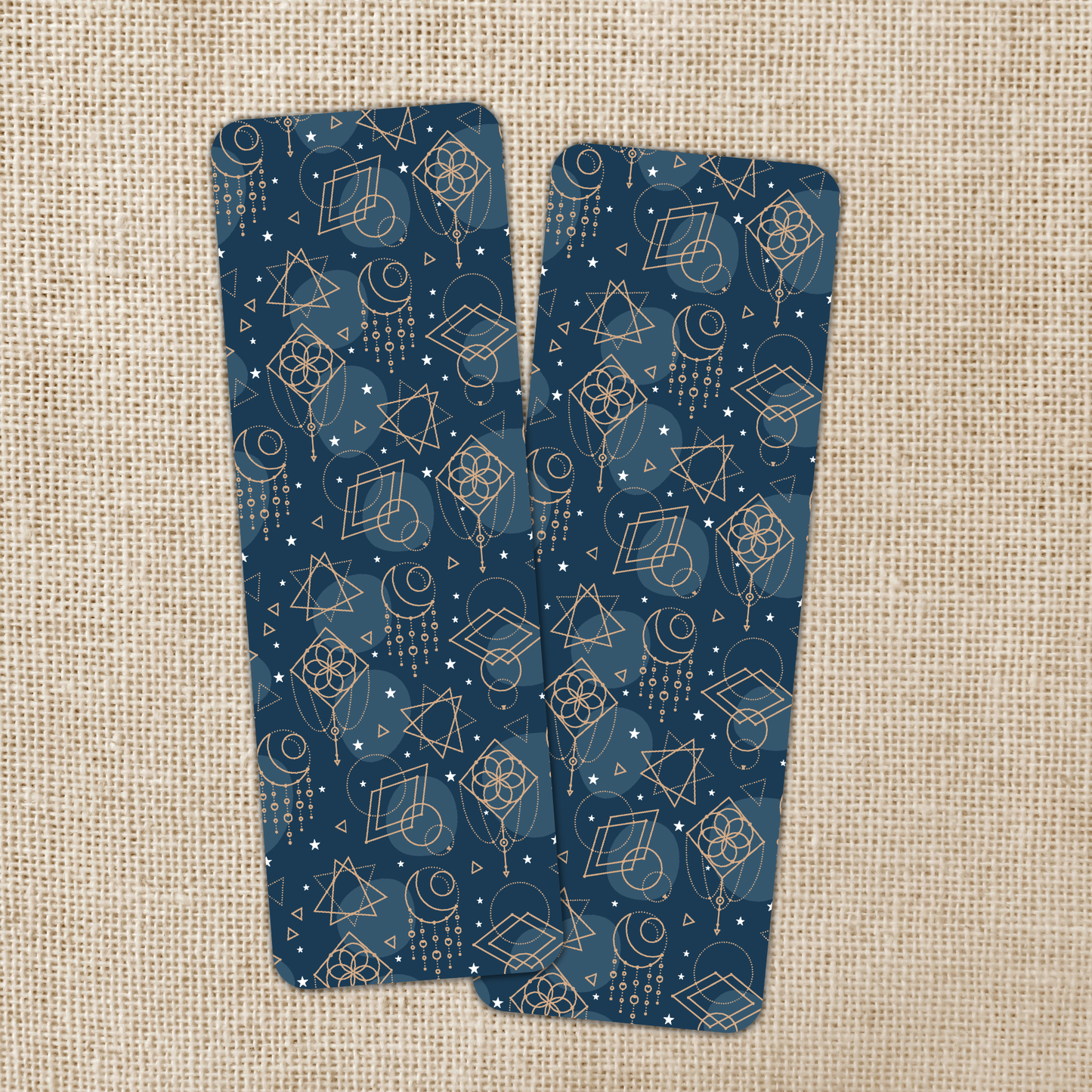 Wildly Enough - Blue Celestial Pattern Bookmark