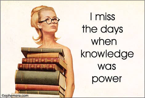 MAGNET: I miss the days when knowledge