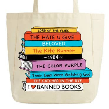 The Found - Banned Books Tote Bag