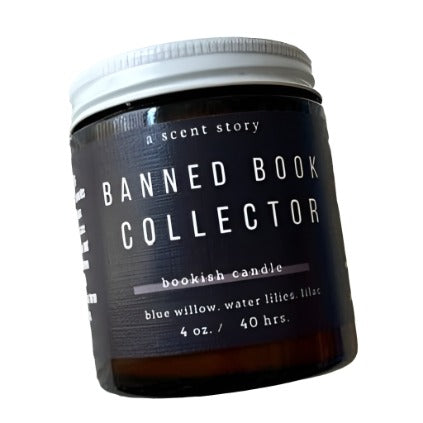 A Scent Story Candle Co - Banned Book Collector | Bookish Candle - 4 oz