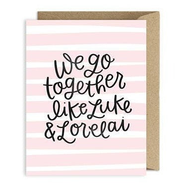 Gilmore Girls Greeting Card - Luke and Lorelai