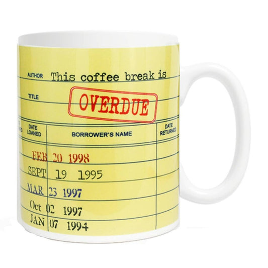 Fly Paper Products - This Coffee Break is Overdue - Coffee Mug