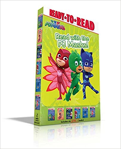 Read with the PJ Masks! (Boxed Set): Hero School; Owlette and the Giving Owl; Race to the Moon!; PJ Masks Save the Library!; Super Cat Speed!; Time to Be a Hero