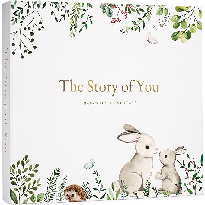 The Story of You - Keepsake Baby Memory Book for Baby Boy or Girl – Timeless Baby First 5 Year Baby Book