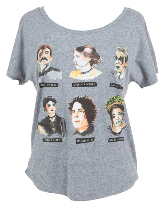 T-Shirt - Punk Rock Authors - Women’s Relaxed Fit