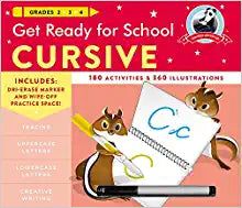 Get Ready for School: Cursive Spiral-bound