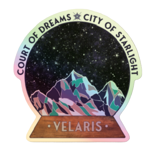 SJM - Velaris Star Globe Holo Sticker | A Court of Thorns & Roses