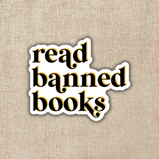 Wildly Enough - Read Banned Books Sticker