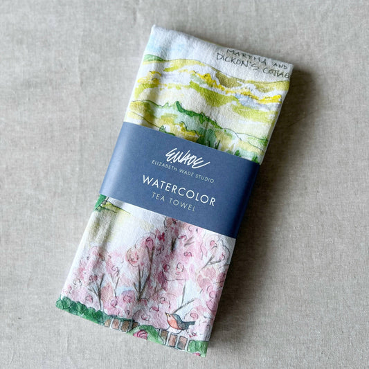 Elizabeth Wade - Secret Garden Tea Towel