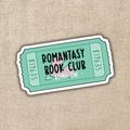 Wildly Enough - Romantasy Book Club Ticket Sticker