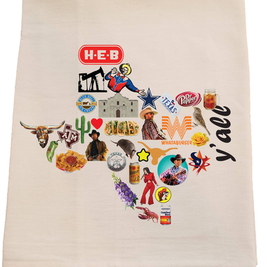 Bunnies and Bows - Taste of Texas Tea Towel