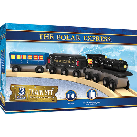 Polar Express 3pc Wood Toy Train Set