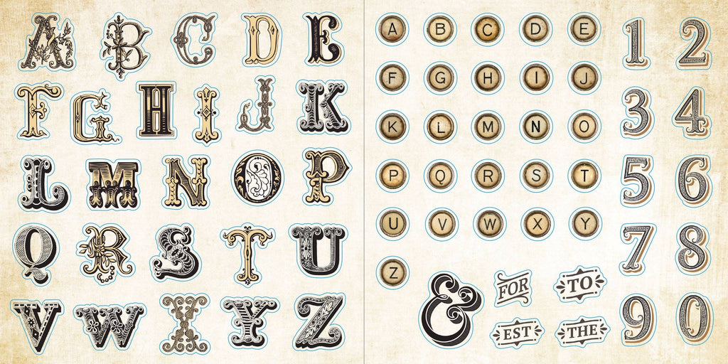 Sticker Book - Loads of Ephemera (580 stickers)
