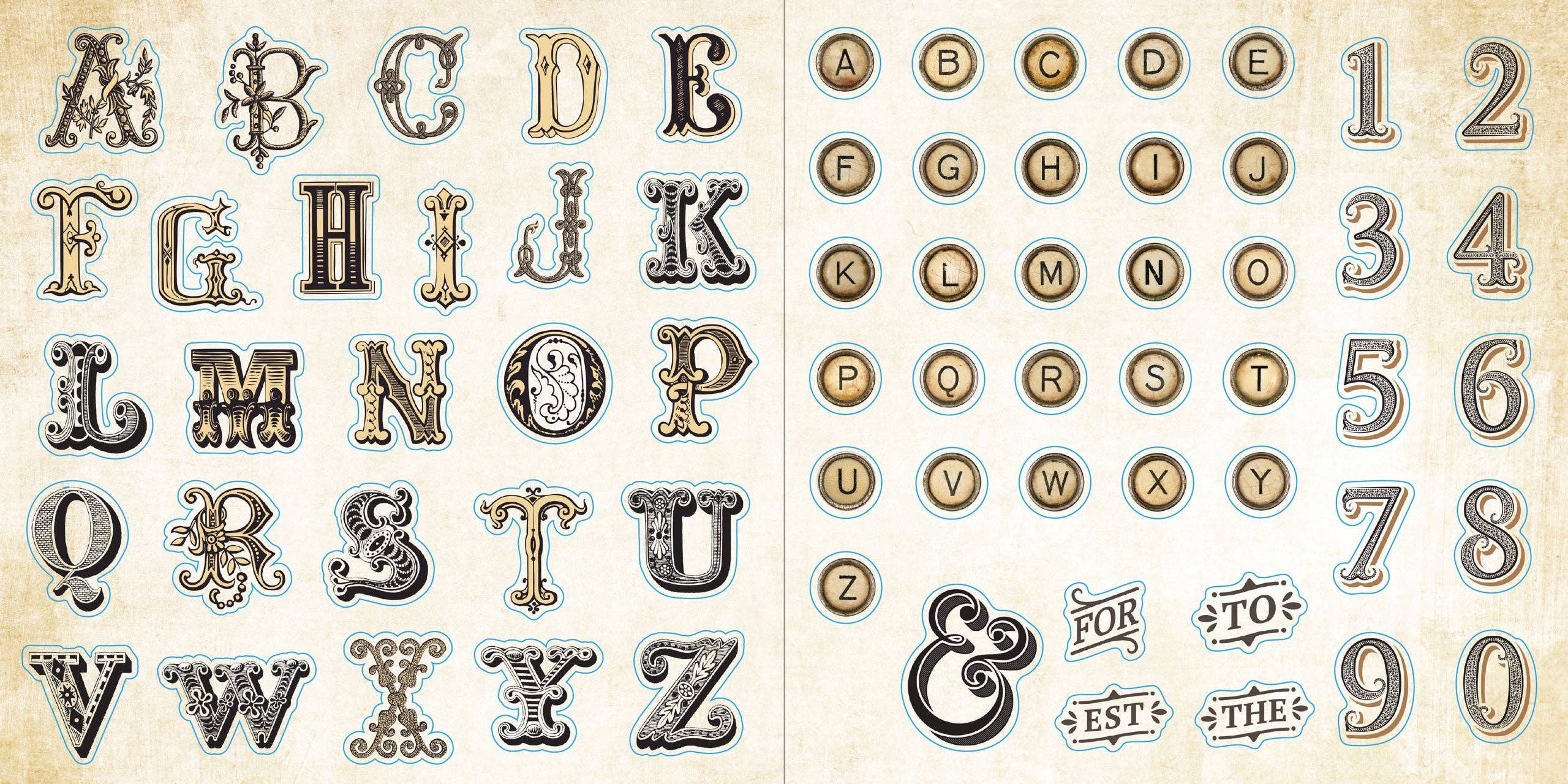 Sticker Book - Loads of Ephemera (580 stickers)