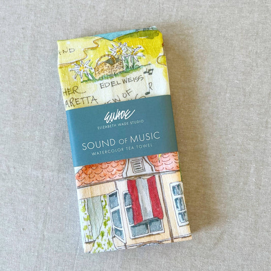 Elizabeth Wade - The Sound of Music Tea Towel