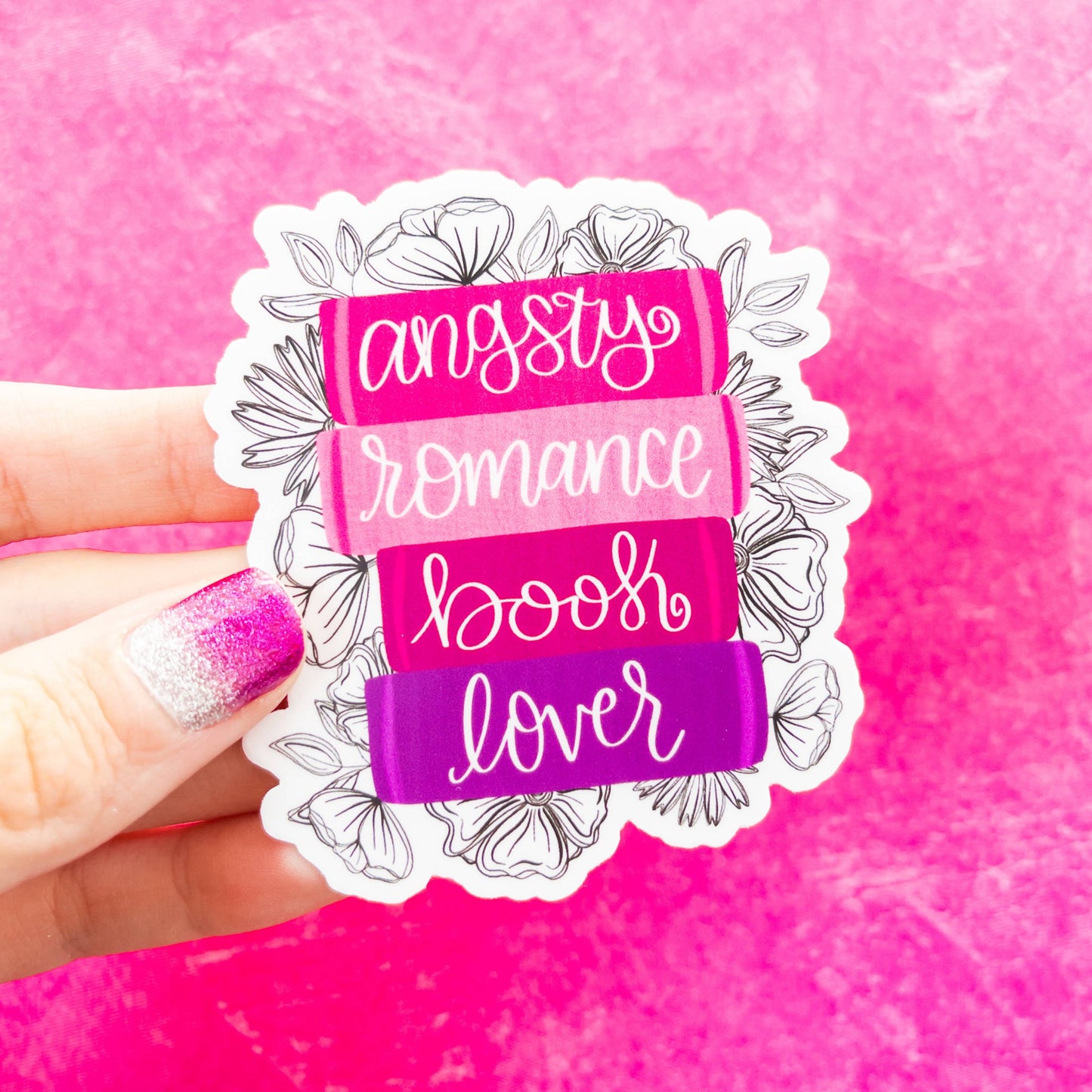 Emily Cromwell - Angsty Romance Book Lover Vinyl Sticker