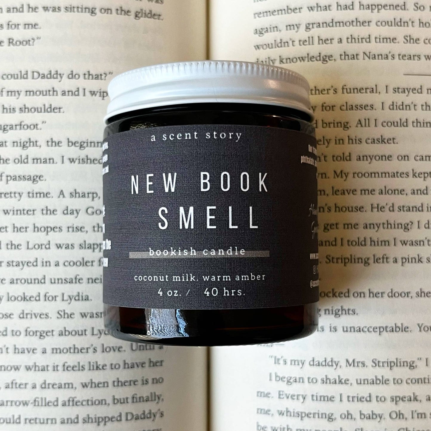 New Book Smell | Bookish Candle | Book Lovers Gift