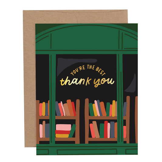 Pippi Post - Bookstore Thank You Greeting Card