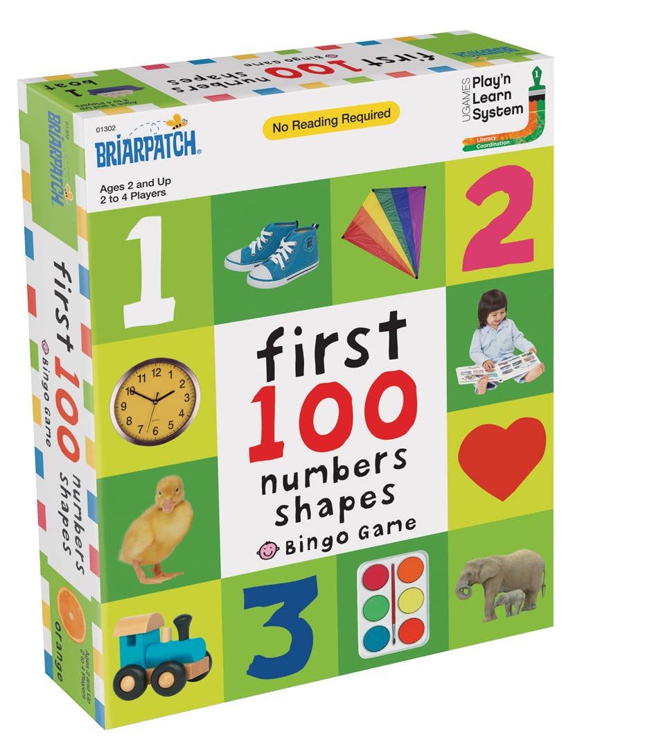 First 100 Numbers and Shapes - Bingo Game - Ages 2 & Up