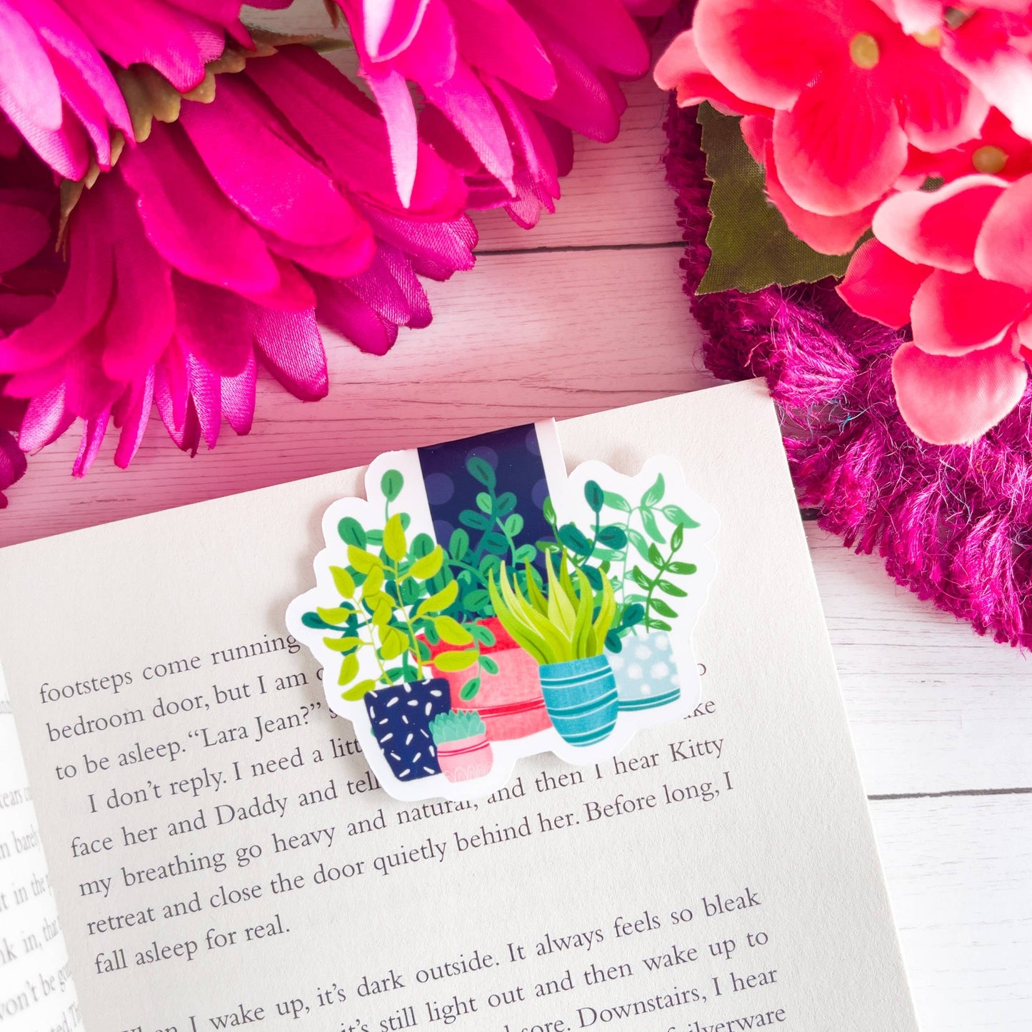Magnetic Bookmark - Emily Cromwell - Plants In Pots