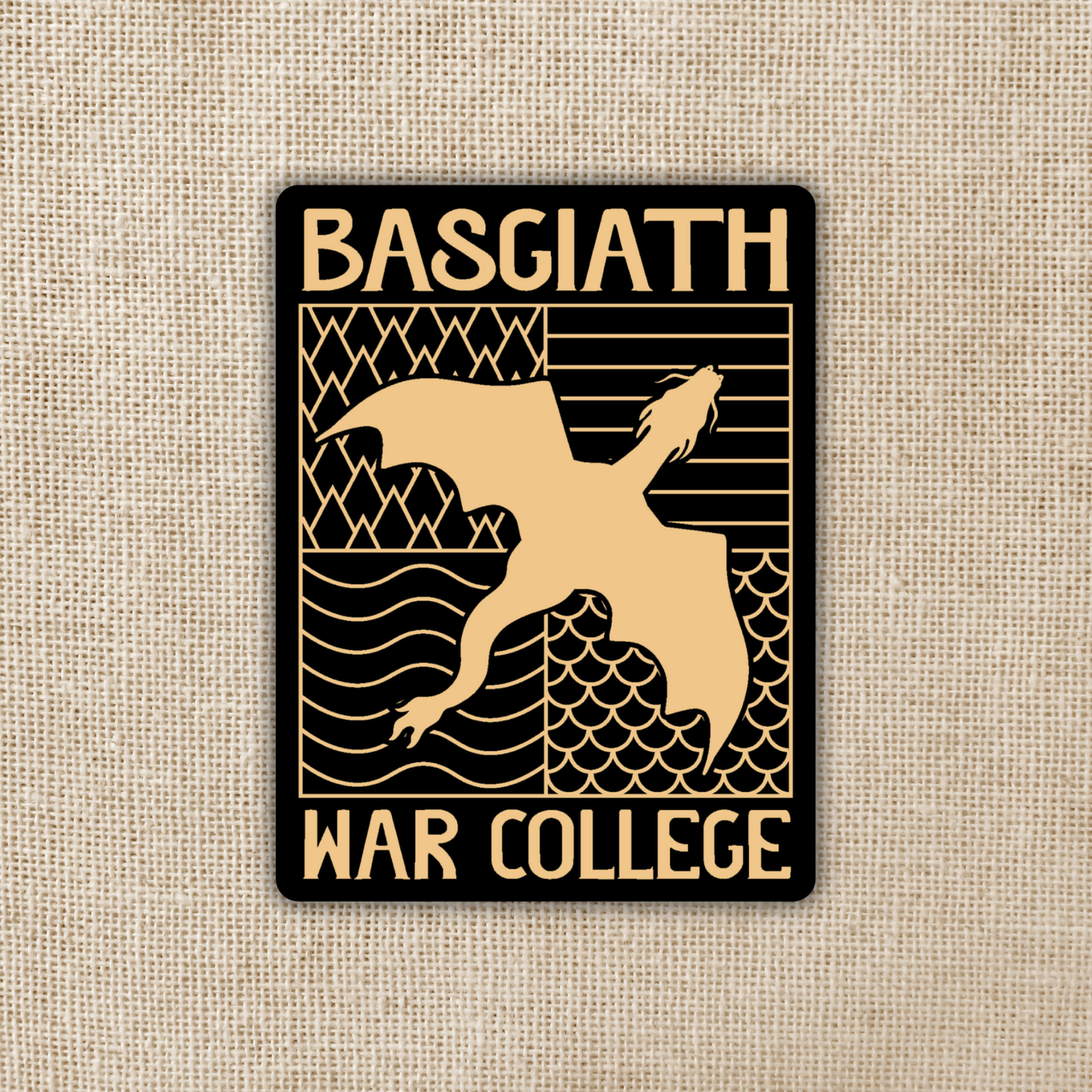 Basgiath War College Emblem Sticker | Fourth Wing