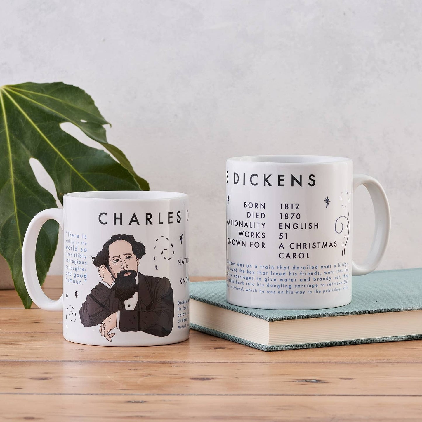 Bookishly - Author Charles Dickens Mug