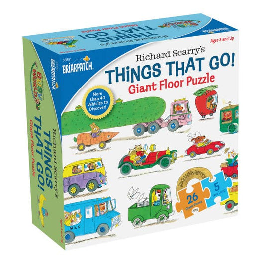 Richard Scarry Things That Go Floor Puzzle