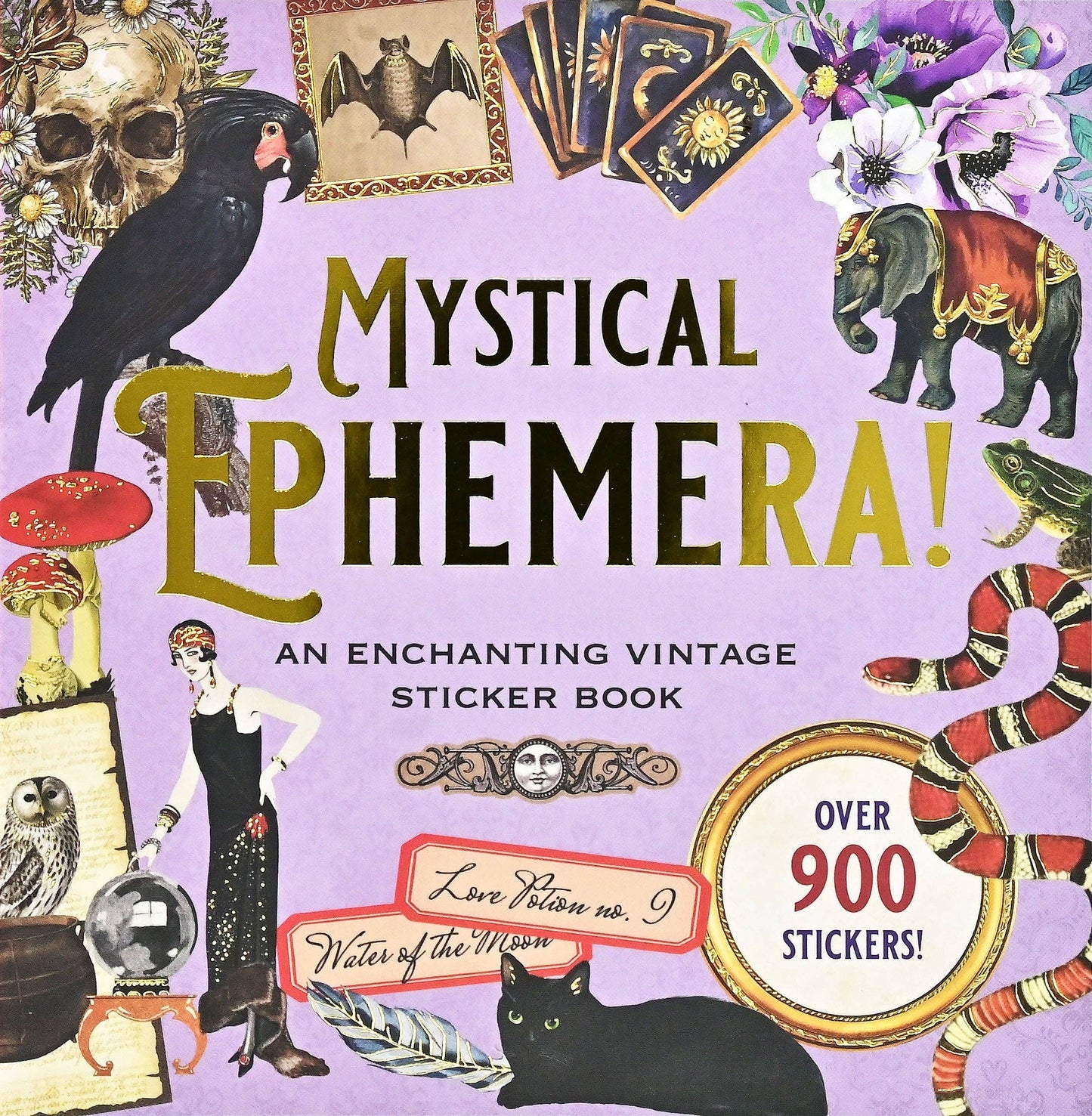 Peter Pauper Press - Mystical Ephemera! An Enchanting Vintage Sticker Book