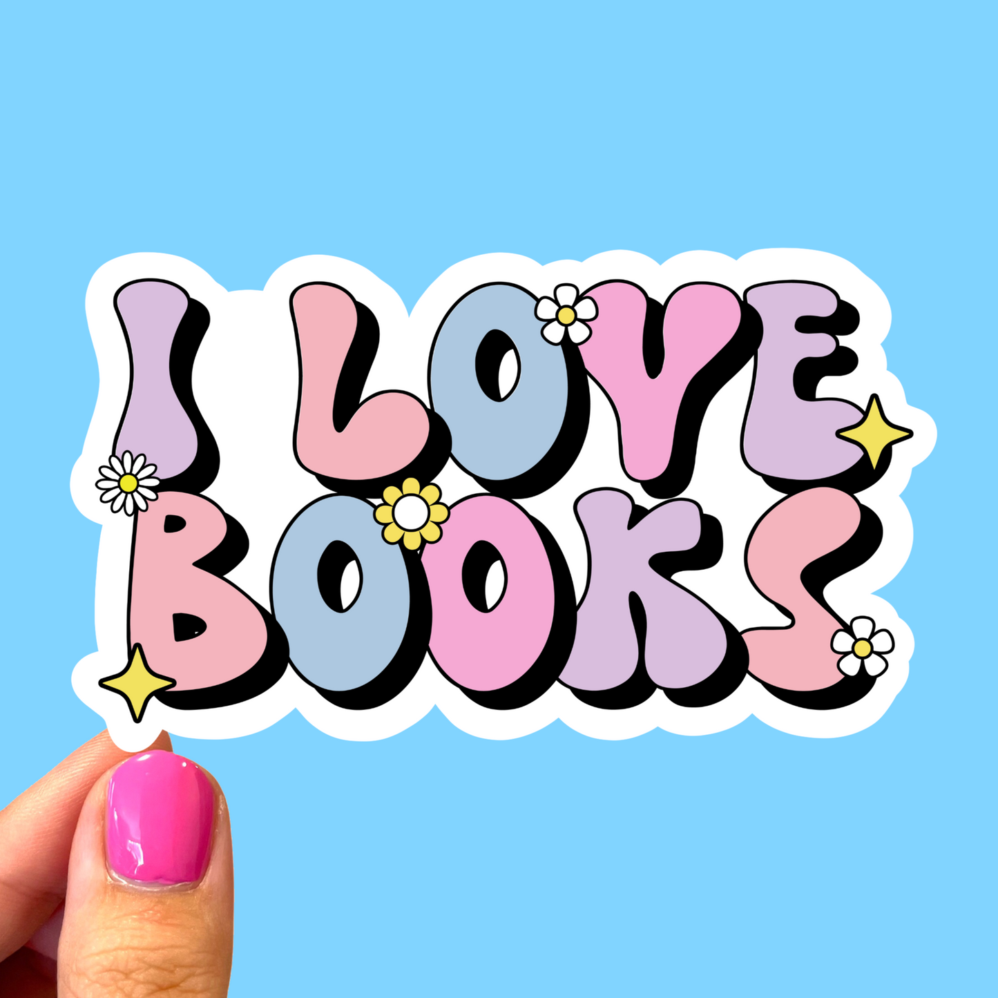 Radical - I Love Books Sticker