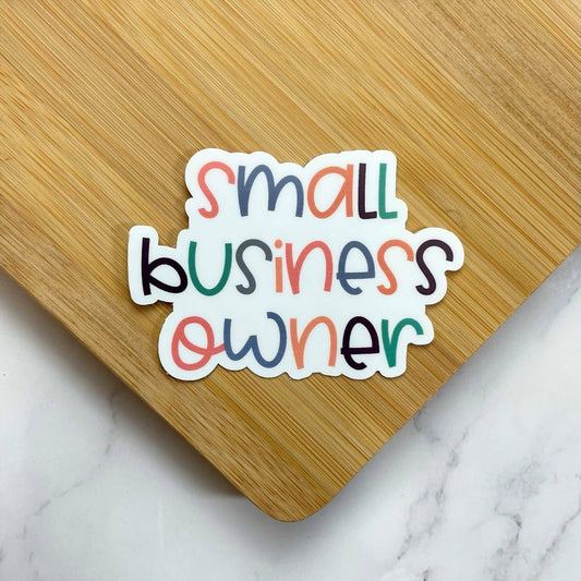 Wildly Enough - Small Business Owner Sticker, 3-inch