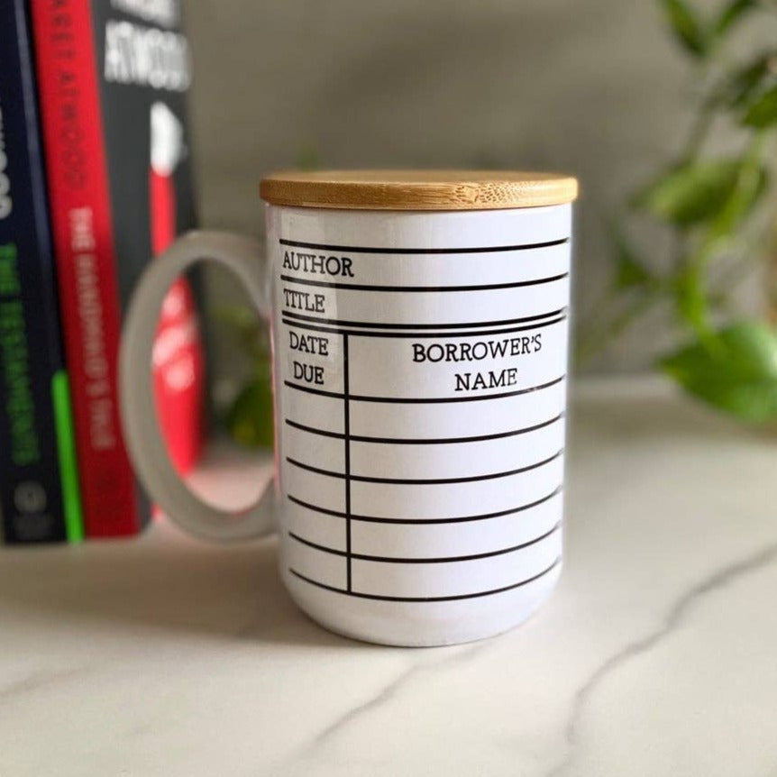 Bookish Love Co. - Library Card Mug