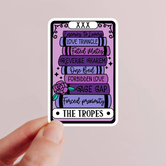 Alliterates - Tarot Card Sticker - The Tropes