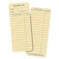 Library Card Reading Log Bookmark