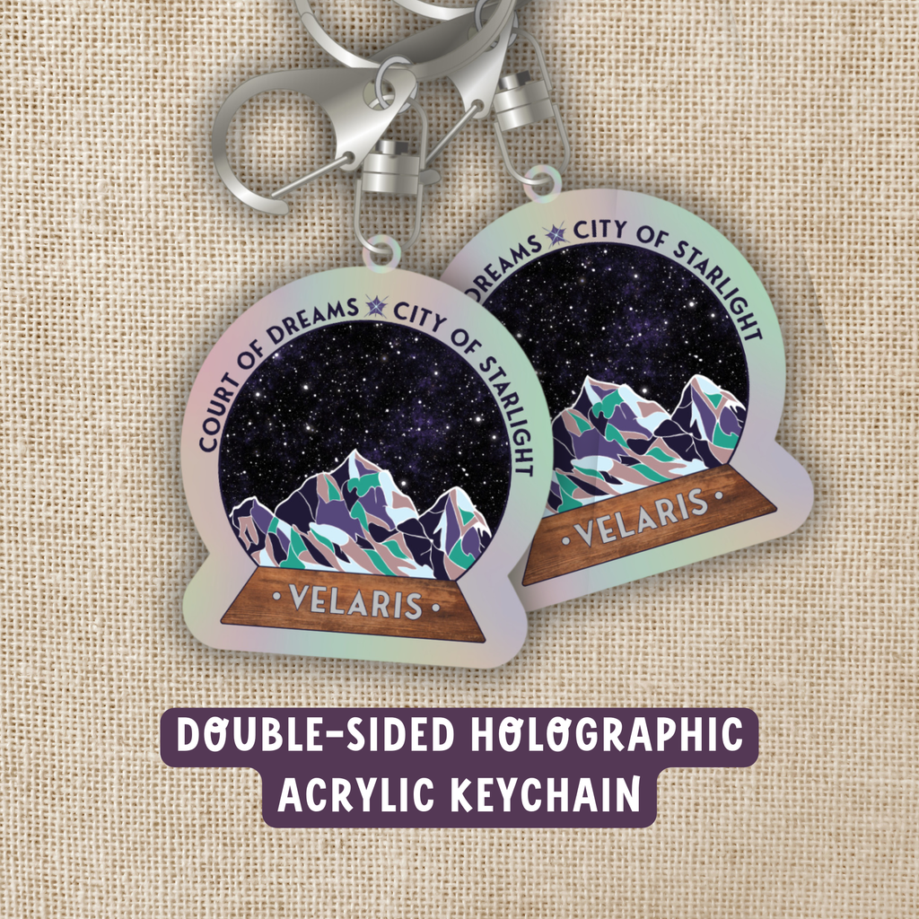 Keychain - Velaris Star Globe - ACOTAR