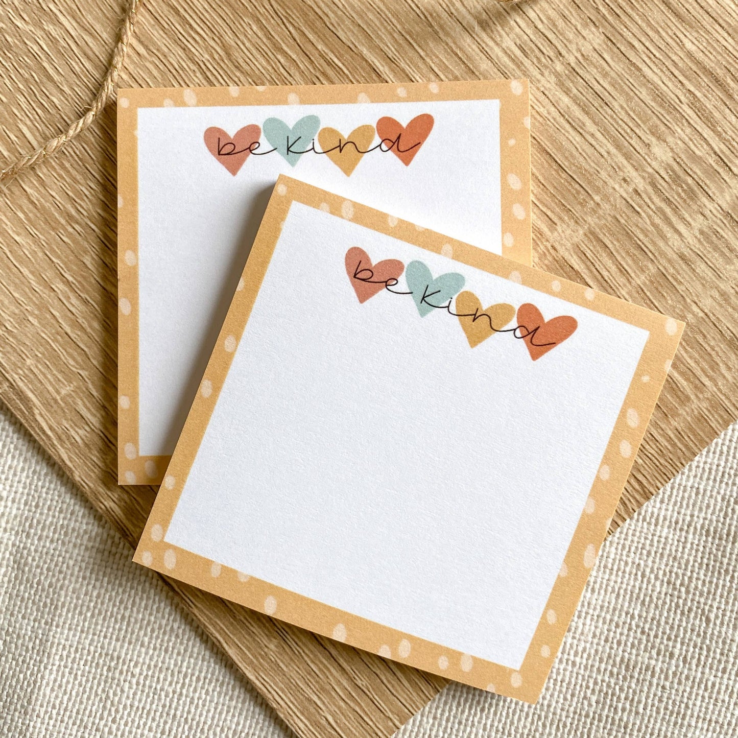 Be Kind Hearts Sticky Notes