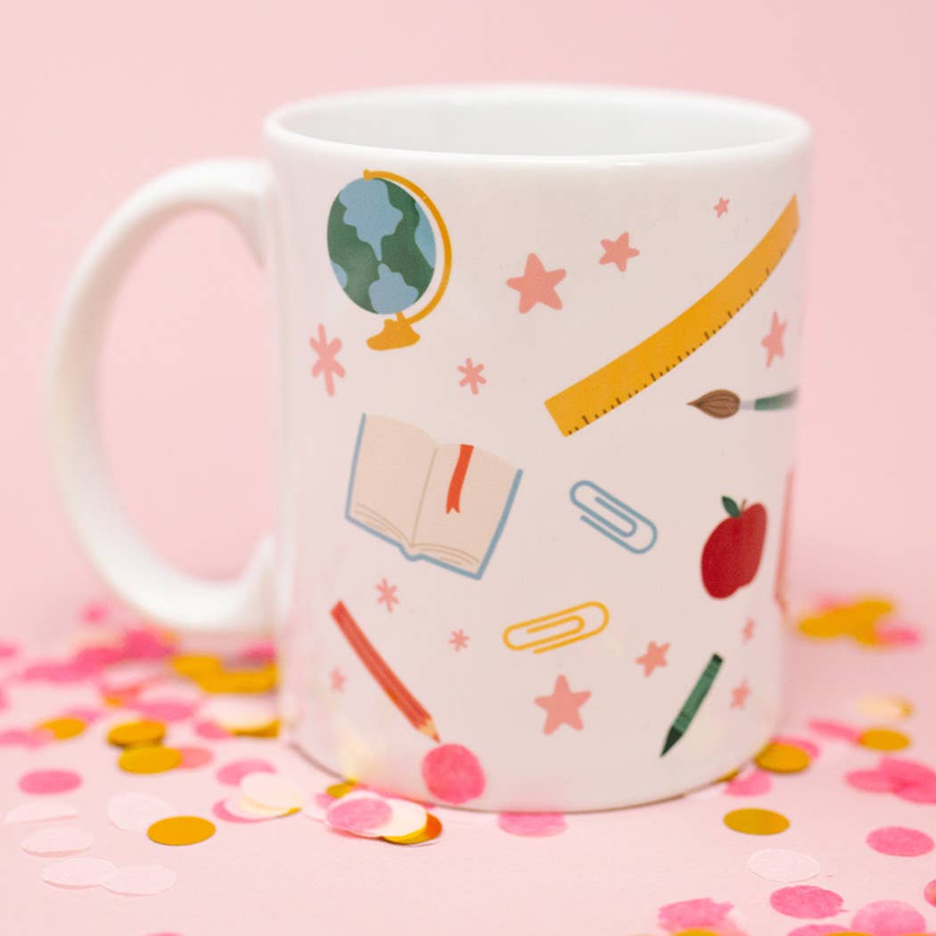 Pippi Post - Classroom Icons Teacher Coffee Mug