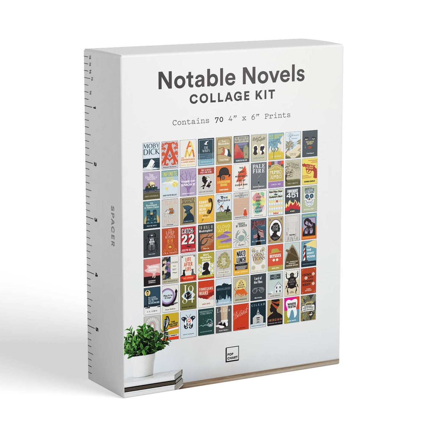Notable Novels Collage Kit | Box Set of 70 4" x 6" Prints