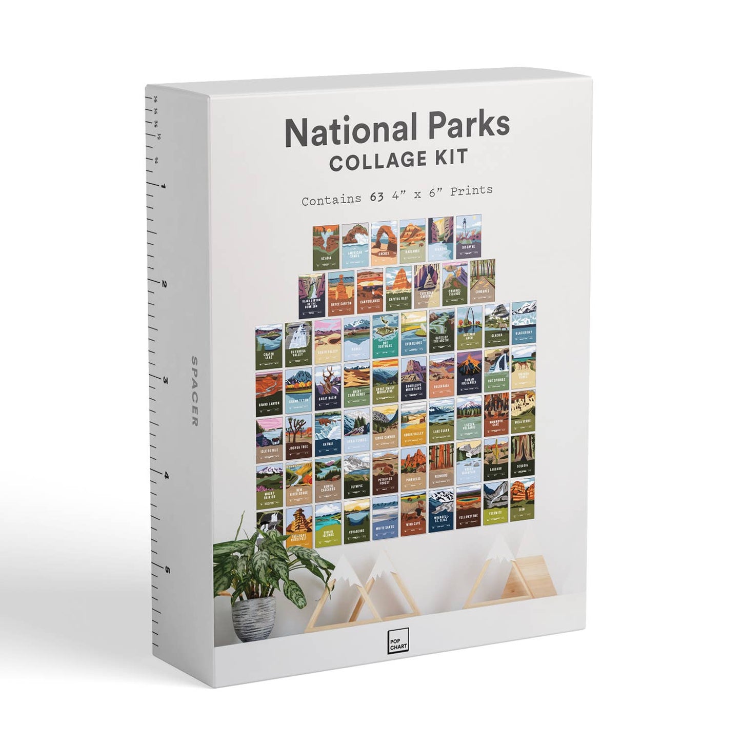 National Parks Collage Kit | 63 4" x 6" Box Set of Prints