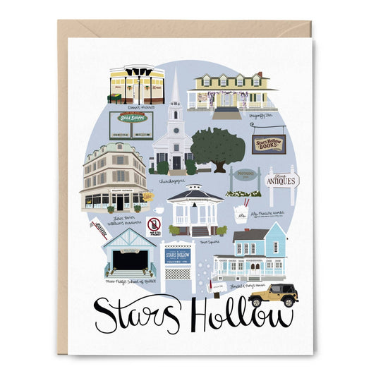 Lane Paper Works - Stars Hollow Card - Gilmore Girls