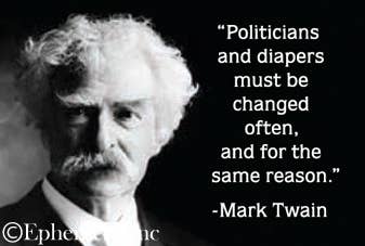 Magnet-"Politicians and diapers….