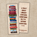 Banned Book Stack Bookmark