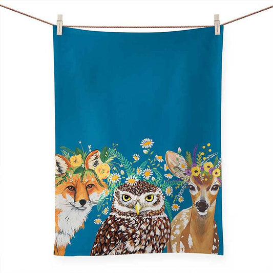 Flora & Fauna by Spring Whitaker Tea Towels