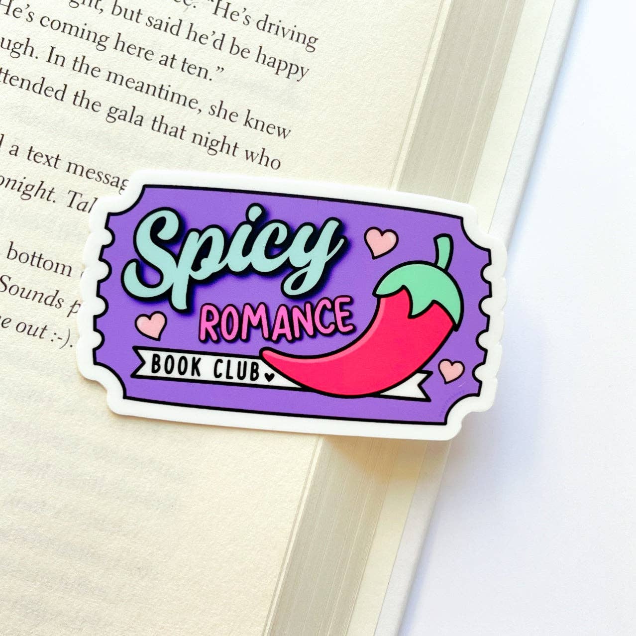 Spicy Romance Book Club Sticker