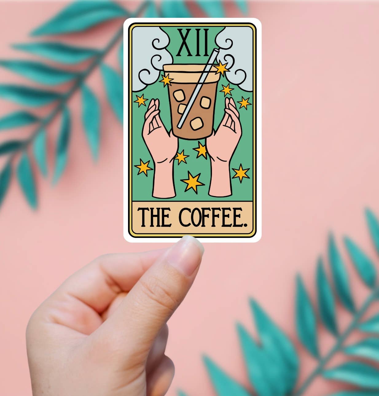 EnchantingSunshine - The Coffee Tarot Card Sticker