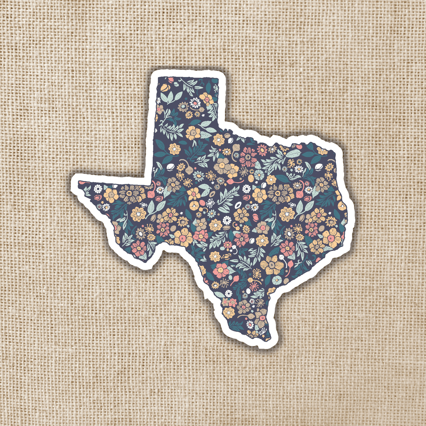 Wildly Enough - Texas Floral State Sticker